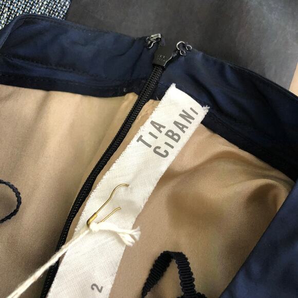 NWT TiA CiBaNi Patchwork Pencil Skirt MSRP $870 - Picture 4 of 6